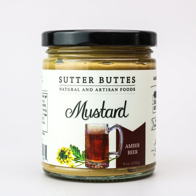 Amber Beer Mustard - Sutter Buttes Olive Oil