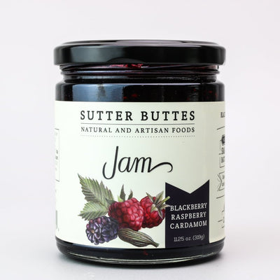 Blackberry Raspberry with Cardamom Jam - Sutter Buttes Olive Oil