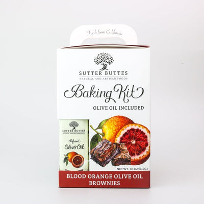Blood Orange Brownie Baking Kit with Olive Oil - Sutter Buttes Olive Oil