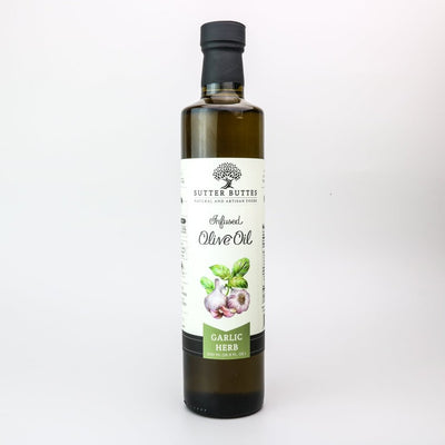 
                    
                      Garlic Herb Infused Extra Virgin Olive Oil - Sutter Buttes Olive Oil
                    
                  
