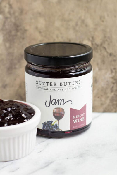 
                    
                      Merlot Wine Jam | Robust & Sophisticated Artisan Fruit Preserve - Sutter Buttes Olive Oil
                    
                  