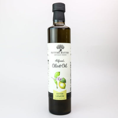 
                    
                      Meyer Lemon Infused Extra Virgin Olive Oil - Sutter Buttes Olive Oil
                    
                  
