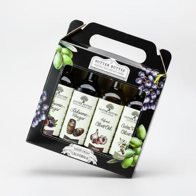 Olive & Grapes Mini Sampler Gift Set (H23) - Sutter Buttes Olive Oil