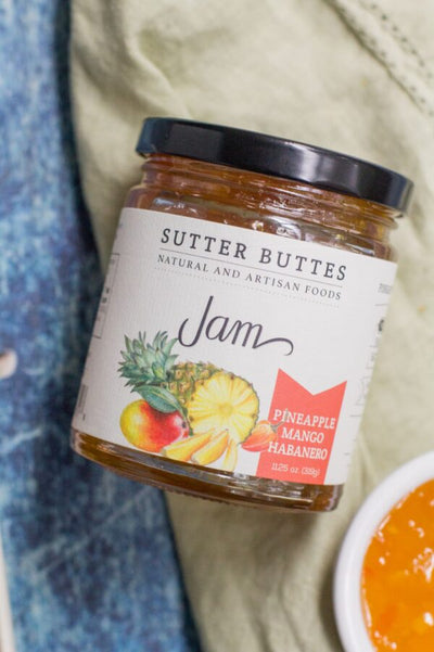 
                    
                      Pineapple Mango Habanero Jam | Sweet & Spicy Tropical Fruit Preserve - Sutter Buttes Olive Oil
                    
                  
