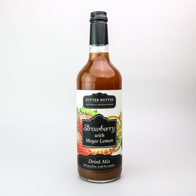 Strawberry Meyer Lemon Cocktail Mixer - Sutter Buttes Olive Oil