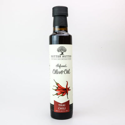 Thai Chili Infused Extra Virgin Olive Oil - Sutter Buttes Olive Oil
