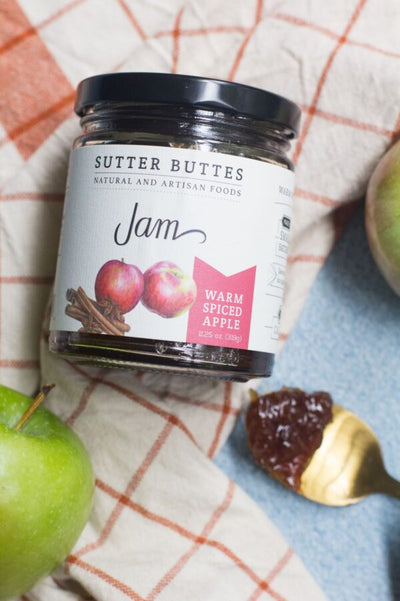 
                    
                      Warm Spiced Apple Jam | Seasonal Apple & Cranberry Artisan Preserve - Sutter Buttes Olive Oil
                    
                  