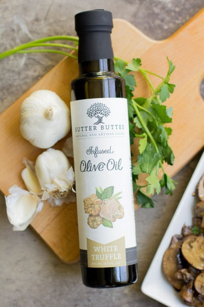 
                    
                      White Truffle Infused Extra Virgin Olive Oil - Sutter Buttes Olive Oil
                    
                  