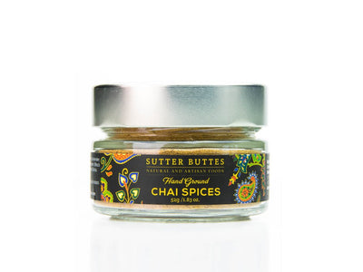 
                    
                      Chai Spices | Handcrafted Fresh Ground Cardamom & Cinnamon Blend - Sutter Buttes Olive Oil
                    
                  