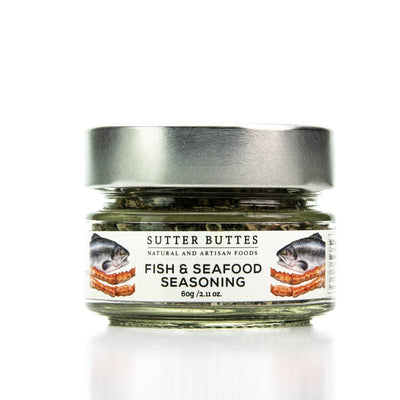 Fish & Seafood Seasoning – Fresh Citrus & Herb Blend - Sutter Buttes Olive Oil