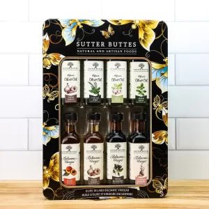 Butterfly Olive Oil and Balsamic Gift Tin (H23) - Sutter Buttes Olive Oil