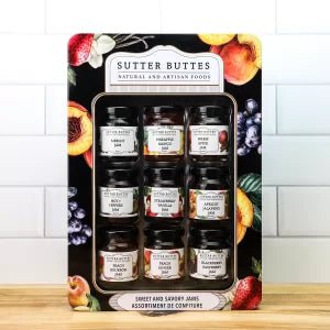 Sweet and Savory Jams Gift Tin (H23) - Sutter Buttes Olive Oil