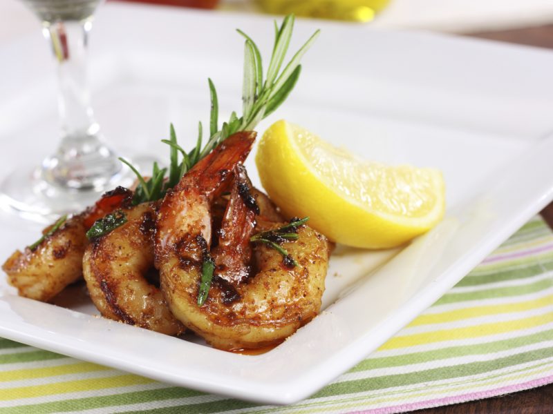 Grilled Shrimp with Lemon Aioli