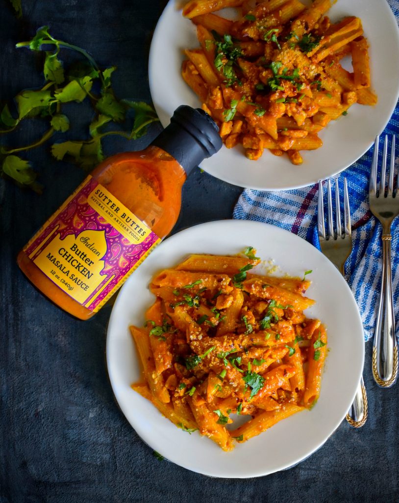 Indian Butter Chicken Penne - Sutter Buttes Olive Oil Company